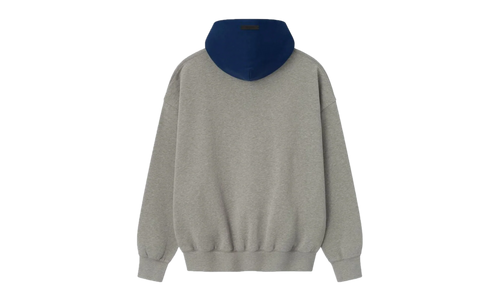 NBA SPORTS FIT HOODIE "CONCRETE HEATHER / ESTATE BLUE" 192NB256402F