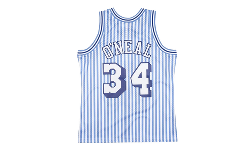NBA Shaquille O’Neal Striped Swingman Jersey "1996 Los Angeles Lakers" SMJYBW19047 LALPTBL96SON