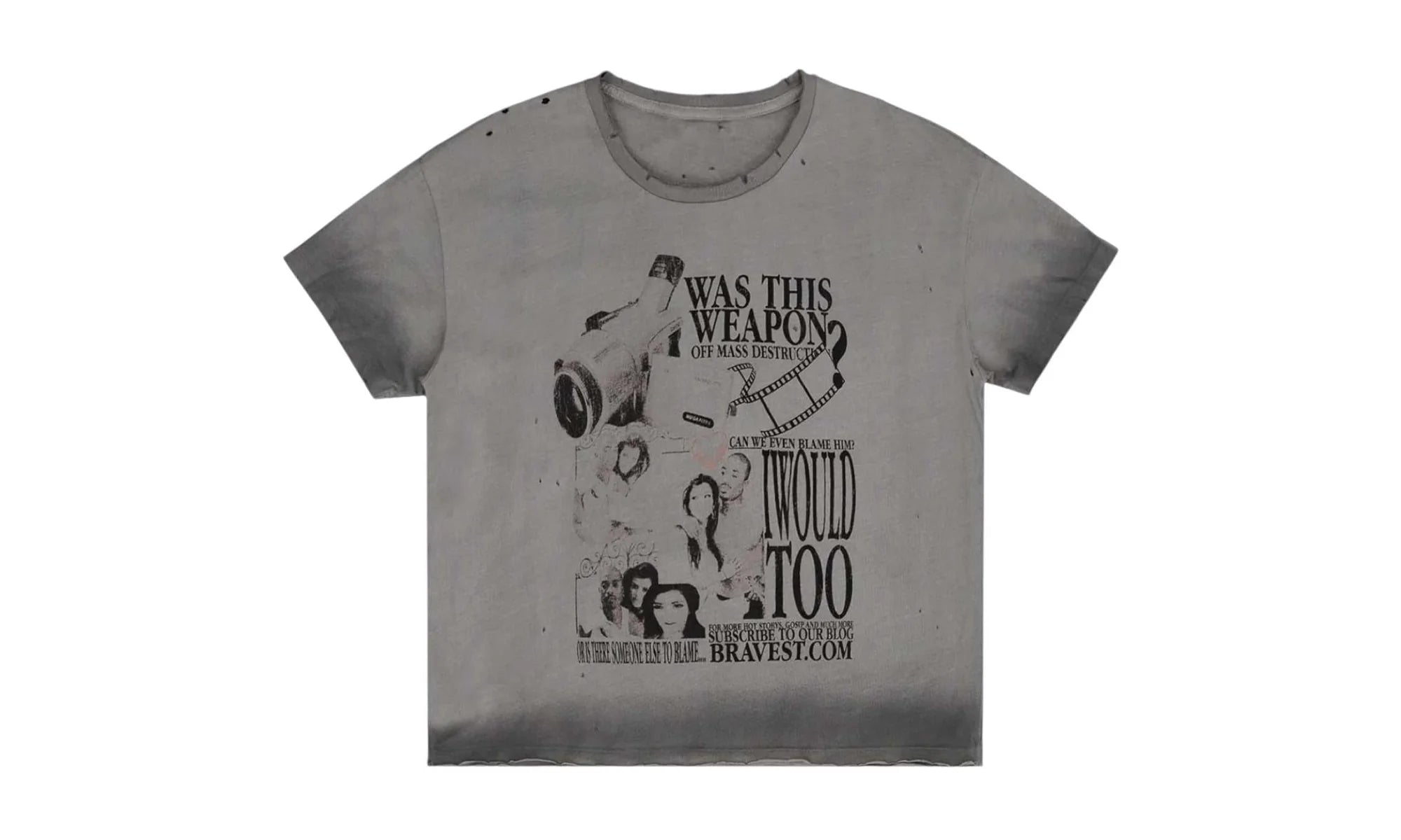 Camcorder Vintage Tee "Grey" BS57